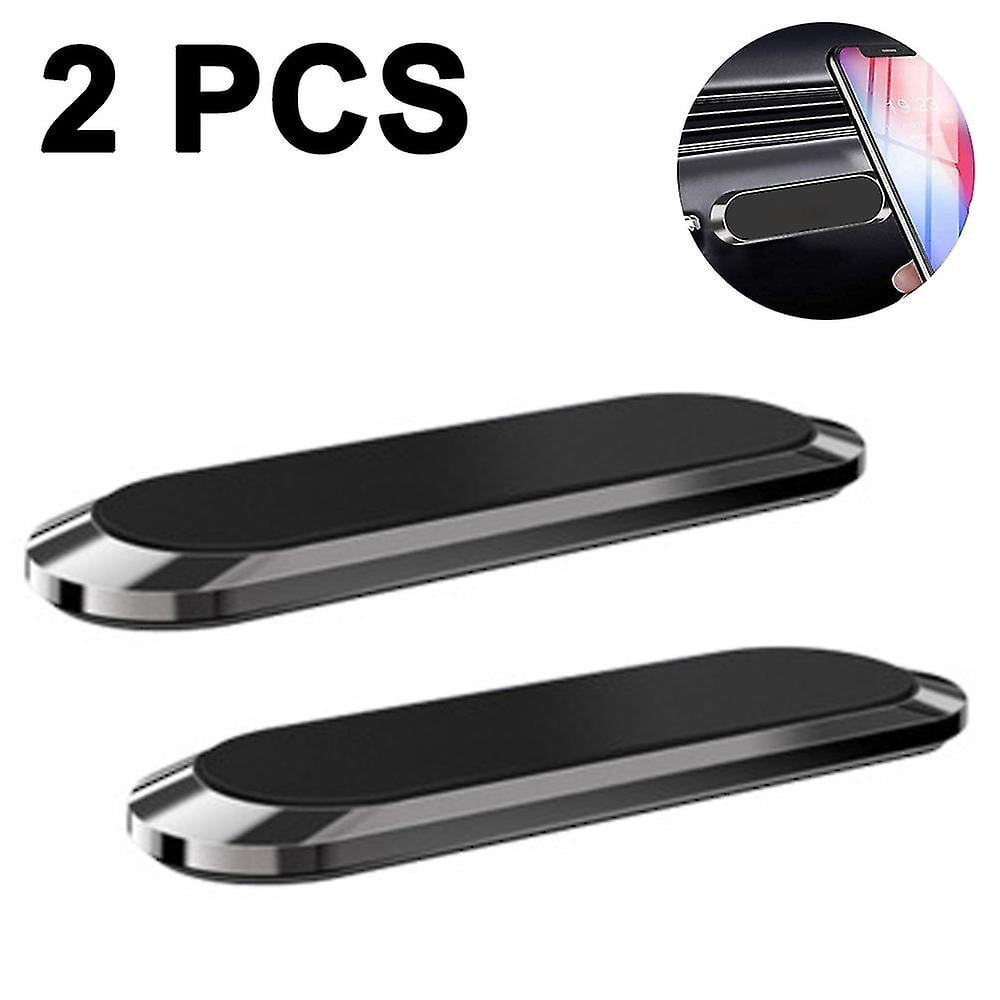 2 Pack Magnetic Phone Car Mount, Mini Strip Cell Phone Holder