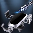 thumbnail image 2 of Lksixu Aviation Alloy Mirror Automobile Mobile Phone Bracket Vehicle-mounted Navigation Vehicle-mounted Mobile Phone Bracket Mobile Phone Rack Electronics for Home Office School, 2 of 7