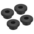 thumbnail image 1 of Unique Bargains Support à Oeillets en Caoutchouc Dia 29/32 Pieds (23 mm) Rond Type T pour Protection de Fil, Lot de 4, 1 of 5
