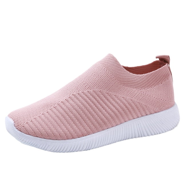 Kcodviy Chaussures de Course Semelles en Maille Espadrilles Patins à Roulettes pour Femmes Extérieur Femmes Espadrilles à Enfiler Chaussettes pour Femmes Chaussures de Sport Confortables Décontractées Classiques Espadrilles en Nylon Femmes Chaussures pour Femmes