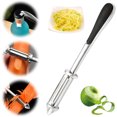 thumbnail image 1 of Stainless Steel Vegetable Peeler and Fruit Peeler | Multifunction Slicer and Shredder Tool | Kitchen Prep Gadget for Carrots Potatoes Cucumbers Apples, 1 of 9