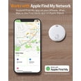 thumbnail image 2 of YSTINNG Bluetooth Luggage Tracker. Works with Apple Find My (iOS Only), Item Locator for Key, Luggage, Backpack, Wallet, Pets, IP67 Waterproof C311-079, 2 of 7
