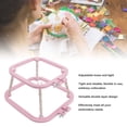 thumbnail image 4 of Double Layer Embroidery Frame, Adjustable Integrated Stitch Hoop Stand for Desktop, ABS Needlework Holder Tool, Suitable for Household, Most Scenes, 4 of 7