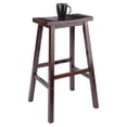 thumbnail image 5 of Winsome Satori Saddle Seat Bar Stool, Walnut, 5 of 5