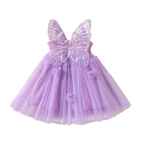 TJAZFJPA Rainbow Dress for Girls Girls' Summer Sleeveless V Neck Waist Defining Princess Party Dress with Tutu Dress Toddler Little Girls' Formal Gown for Evening Events Girls Dresses