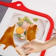 thumbnail image 4 of Chmadoxn Transparent Tempered Glass Vegetable Board Fruit And Vegetable Cooking Board Double Sided Kitchen Nonslip High Temperature Resistance Chopping Board Tempered Glass Cutting Board, 4 of 6