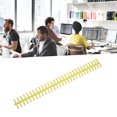thumbnail image 4 of Ccdes Loose Leaf Binding Spine, PP Plastic, Binding Comb, Yellow, 10 Count, 4 of 8