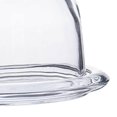 thumbnail image 4 of Transparent Glass Dessert Serving Tray with Dome Cupcake Server Lid Wedding Cake Pedestal Size L, 4 of 9