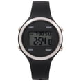 thumbnail image 1 of Unisex Sleek Digital Watch – Black Silicone with Silver Trim, 1 of 2
