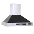 thumbnail image 1 of Kucht Professional 30 In. Wall Mounted Range Hood 900cfm In Black, 1 of 7