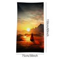 thumbnail image 3 of LSLJS Beach Towel Summer Beach Essentials Microfiber Beach Towel Super Lightweight Colorful Bath Towel Sandproof Beach Blanket Multi-Purpose Towel for Travel Swimming Pool 30x60 Inch Beach Towel, 3 of 3
