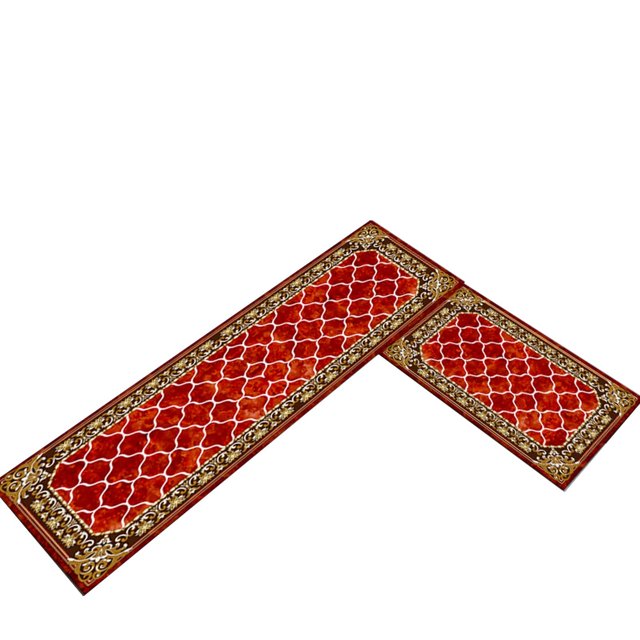 European Kitchen Mat Set Ergonomic Non Comfortable Standing Floor Carpet for Hallway Home