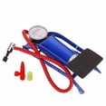 thumbnail image 3 of Inflatable Foot Pump, Blue Floor Pump Effortless Step On With Pressure Gauge For Automobile, 3 of 8