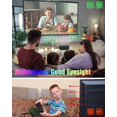 thumbnail image 3 of Mini Projector, Asnish Portable Bluetooth Projector Home Theater with 50000 Hrs LED Lamp Life, Full HD 1080P Supported , Compatible with TV Stick, Switch, Laptop, PS5,TF, USB, VGA, HDMI (Black), 3 of 7