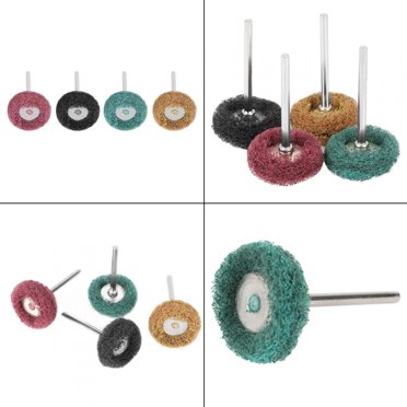 40pcs Polishing Mop Abrasive Grinding Wheel Buffing Pad Brush Kit, Efficient Polishing Tool for Metal, Non Metallic Materials, Rust Deburring