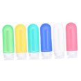 thumbnail image 4 of WHAMVOX 6Pack Travel Size Lotion Bottle Set Cylindrical Shape for Travel Essentials and Airplane Flying, 4 of 7