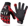 thumbnail image 4 of MADMOTOR Gant d'Extérieur en Acier à Joint pour Moto Motocyclette Sports Motorisés Course Textile Gants de Sécurité - Rouge m 1 Paire, 4 of 7