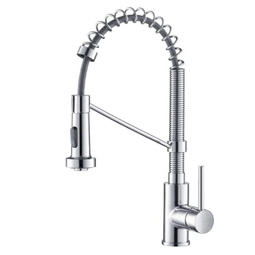Kraus Bolden 18" Commercial Single Handle Kitchen Faucet w/ Pull Down Sprayhead