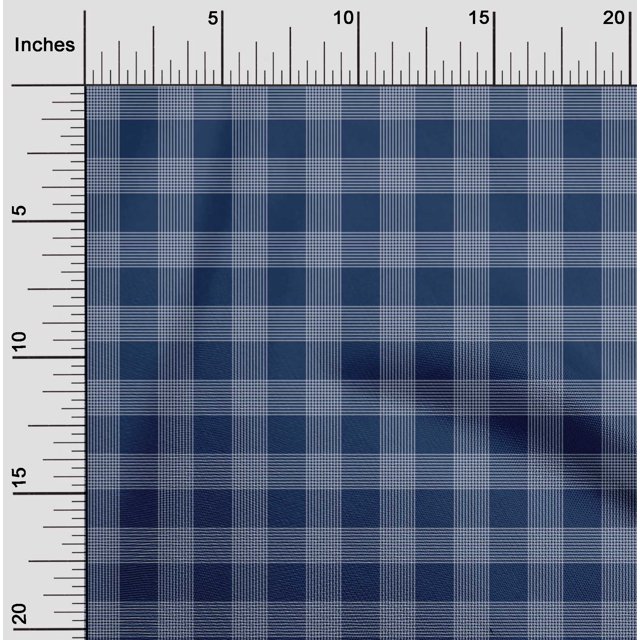 oneOone Georgette Viscose Fabric Gingham Check Fabric Prints By Yard 42 Inch Wide