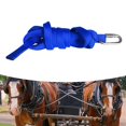 thumbnail image 3 of Practical Horse Rope Equestrian Rein Halters Heavy Duty for Livestock Webbing 15mm Wide Accessories Double Layers Snap blue, 3 of 7