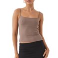thumbnail image 1 of FAROOT Women Crop Camisole Solid Color Summer Backless Spaghetti Strap Tank Tops Sleeveless T-Shirt, 1 of 7