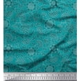 thumbnail image 1 of Soimoi polyester Crepe Fabric Flower Artistic Decor Fabric Printed Yard 42 Inch Wide, 1 of 3