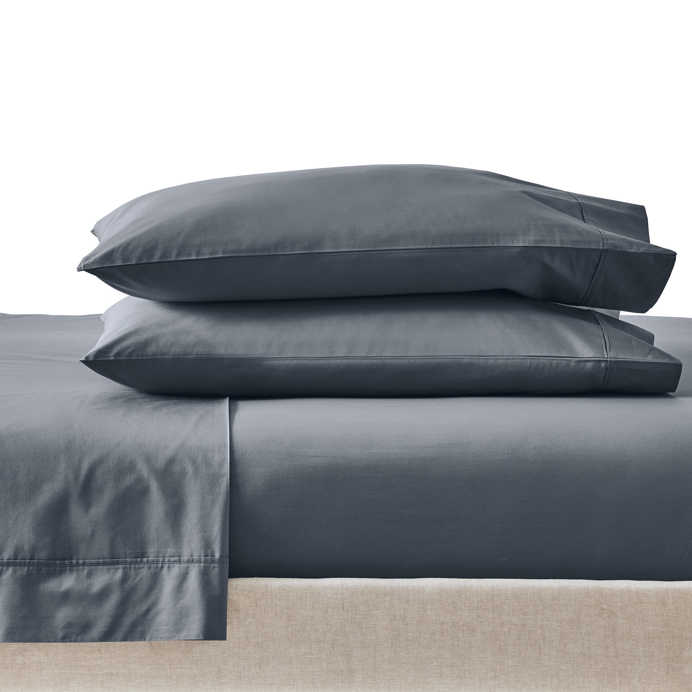 Better Homes & Gardens 300 Contexture Frais Et Sec 4 pièces coton Ensemble de draps en percale