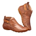 thumbnail image 4 of Bottes XZNGL pour Femmes Hiver Bottes d'Hiver pour Femmes Automne Hiver Bottines pour Femmes Bout Rond Talon Compensé Bas Bottes Chaussures Décontractées, 4 of 4