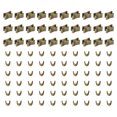 thumbnail image 1 of Unique Bargains Bronze Tone Zipper Slider Retainers, 30 Sets, 1 of 6