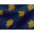 thumbnail image 4 of oneOone Viscose Jersey Fabric Leaves Block Printed Craft Fabric BTY 60 Inch Wide, 4 of 5