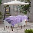 thumbnail image 2 of Vargottam Indoor/OutdoorTablecloth58x120 Inch Rectangle Tablecloth with Umbrella Hole and Zip- Waterproof PatioTableCloths- TableCovers for Backyard RectangularTable- Dusty Purple, 2 of 5