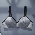 thumbnail image 1 of LOVZFMLL Soutiens-Gorge pour Femmes Lingerie Étudiante Fille Rassemblée Mince Sans Armature Soutien-Gorge Fille Noir S, 1 of 3