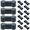 Grey, variant on 20pcs Train Track Accessories Train Track Bump Buckle Railway Plastic Buckle Bulk