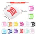 thumbnail image 5 of Eyelash Curler Refills Flexible Replacement Pads Rubber Solid Fine Workmanship Heavy-duty Practical Replace the Adhesive Strip Red (Four), 5 of 5