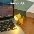 thumbnail image 4 of Yeacher Cartoon Night Light Kid Lamp Mini Dinosaur LED Desk Lamps Cute DIY Portable with, 4 of 8