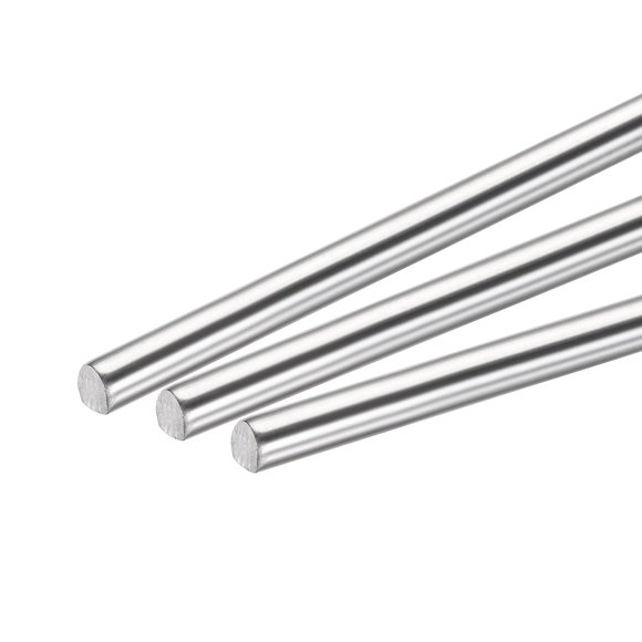 Unique Bargains 304 Stainless Steel Round Rods, 3.5mm x 100mm for DIY Craft Model Car 10 pack