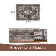 thumbnail image 2 of -Area Rug X Rugs for Living Room- Machine Washable Rug-Soft Living Room Rug-Vintage Non Slip Carpet-Rugs for Bedrooms Dining Room Living Room Office, 2 of 7