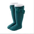 thumbnail image 2 of SUNSIOM Baby Girls Cotton Long Socks Solid Color Big Bow Knee High Stocking, 2 of 2