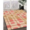 thumbnail image 3 of Ahgly Company Machine Washable Indoor Square Transitional Orange Area Rugs, 5' Square, 3 of 7