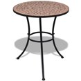 thumbnail image 1 of vidaXL Bistro Table Terracotta 60 cm Mosaic, 1 of 4