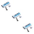thumbnail image 3 of QualitChoice 1x US PCI Riser Board PCI-E 1x to 16x Extender Adapter GPU Riser Card blue 3Set, 3 of 5