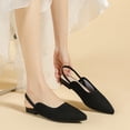 thumbnail image 1 of Cameland Ballerines Slingbacks en Tricot pour Femmes Confort Marche Travail Chaussures, 1 of 3