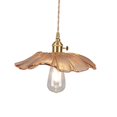 thumbnail image 2 of Xuanheng Flower Pendant Light Flower Glass Hanging Lamp for Bedside Coffee Restaurant Amber, 2 of 8