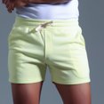 thumbnail image 1 of AherBiu Plus Size Mens Gym Shorts Cotton Drawstring Elastic Waisted Shorts with Pockets Summer Athletic Workout Shorts, 1 of 8