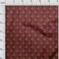 thumbnail image 2 of oneOone Polyester Lycra Fabric Leaves & Floral Block Decor Fabric Printed BTY 56 Inch Wide, 2 of 4