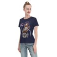 thumbnail image 4 of T-Shirt Basique à Manches Courtes pour Femmes Attaque Mikasa Ackerman Géant, 4 of 6
