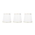 thumbnail image 1 of 3Pcs Small Lamp Shades E14 Soft Cloth Exquisite High Transmittance Easy Assembly Discomfort Relief Table Lampshade, 1 of 5
