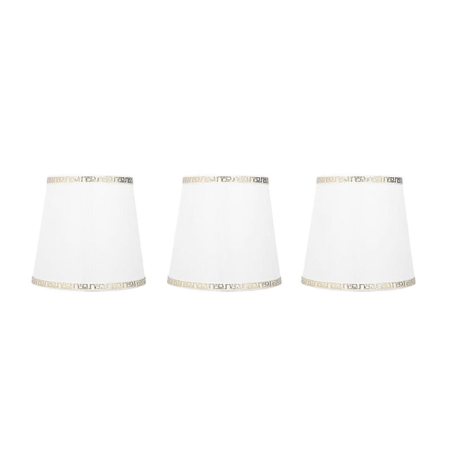 3Pcs Small Lamp Shades E14 Soft Cloth Exquisite High Transmittance Easy Assembly Discomfort Relief Table Lampshade