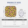 thumbnail image 3 of Vsdgher Tulips Flowers Print Car Windshield Sun Shade, Reflective Sunshade Window Sunshade Sun Visor Protector Fit for Cars,Trucks,SUVs-Small, 3 of 6