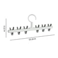 thumbnail image 3 of SuoKom Windproof Sock Clips Hanger, Clothes Drying Rack with 360掳 Swivel Hook and Strong Clips for Drying and Organize Underwear, Socks, Hats, Scarves, Pants, 3 of 6